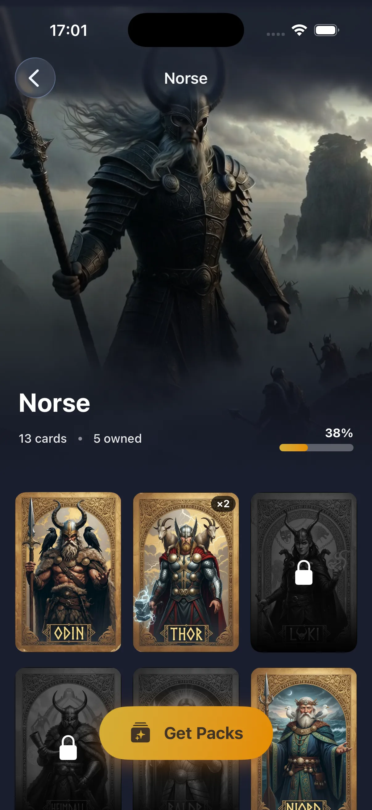 Pantheon Cards App