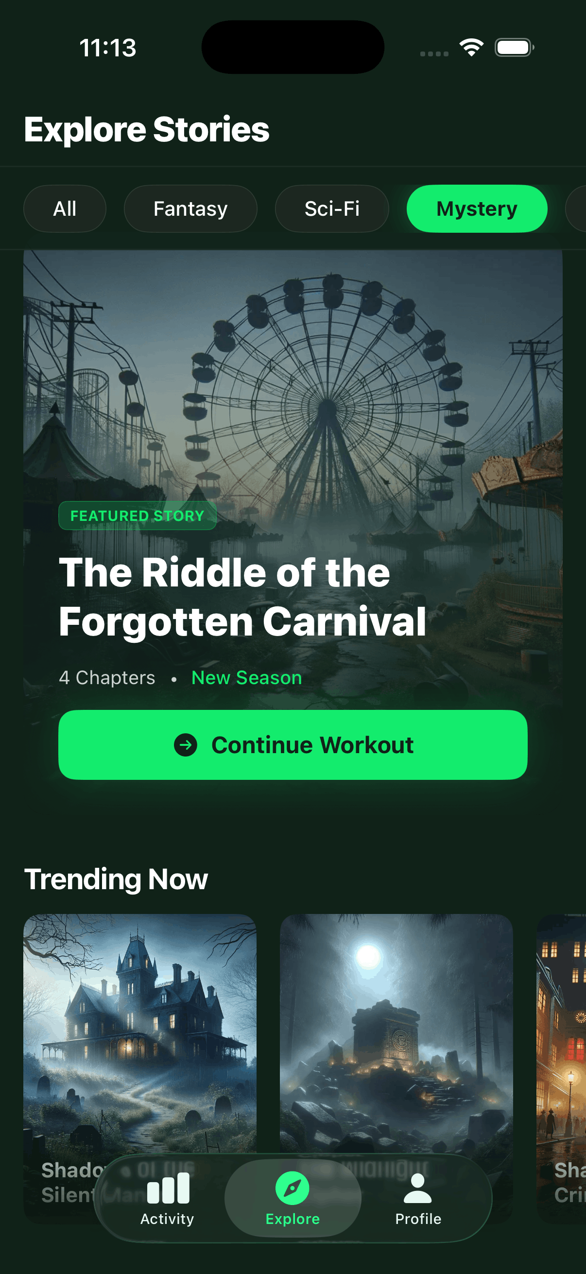 Pantheon Cards App Screenshot 1
